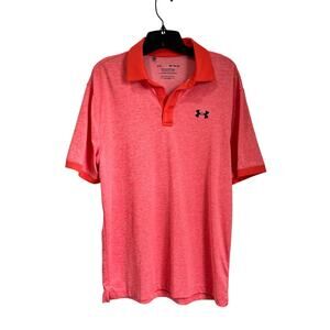 Under Armour Men's The Playoff Polo Bright Orange Sz M